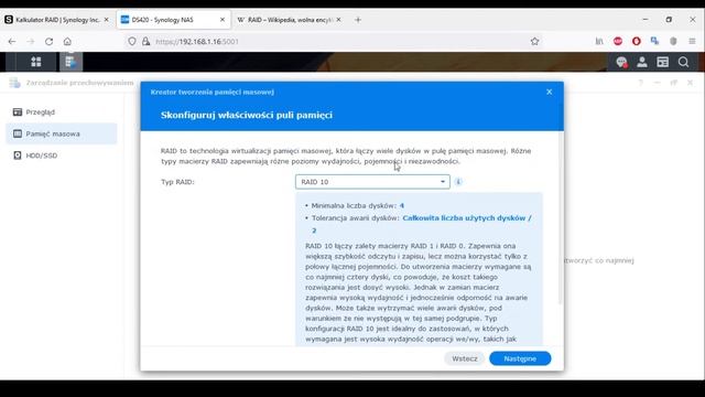 Synology DS420 NAS - konfiguracja puli dyskowej i zakładanie RAID смотреть онлайн