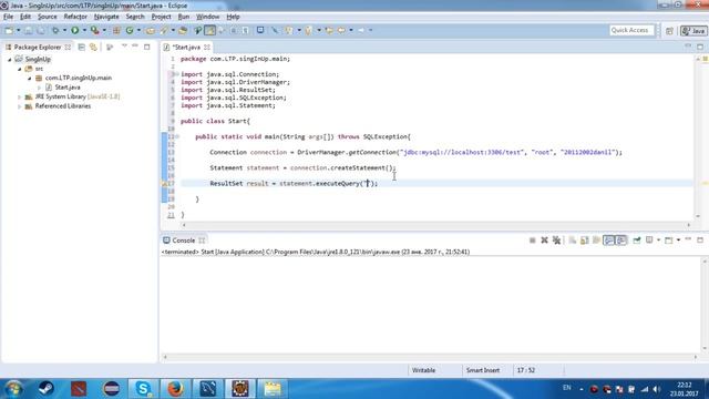 Логин / Регистрация с помощью JDBC. Java. #1 смотреть онлайн