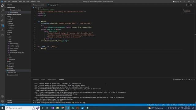 ModuleNotFoundError: No module named 'PIL' in Python | SOLVED смотреть онлайн