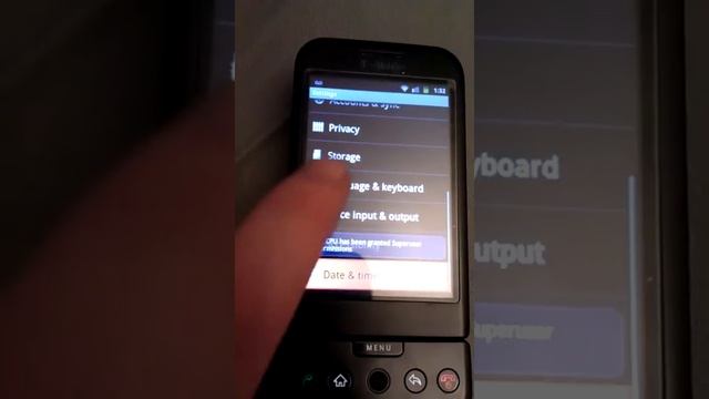 T-Mobile G1 Running Android Gingerbread ROM 2.3 OC'ed to 614 смотреть онлайн
