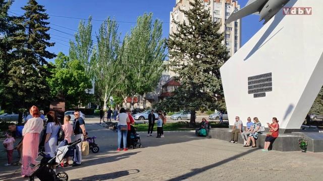 Тирасполь, сквер Авиаторов, 15.05.2022 г. смотреть онлайн