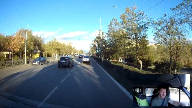 Элиста / Проезд по городу / Читаем описание перед просмотром.