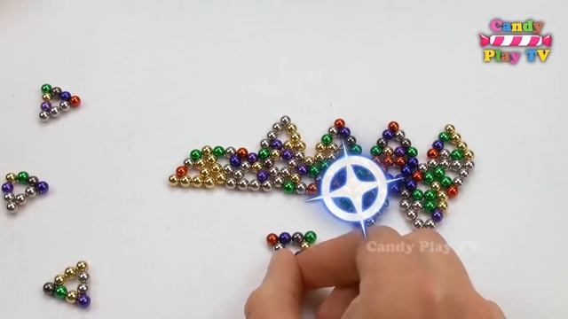 Learn Colors for Kids | Playing with Magnetic Balls |Make Shapes with Magnetic Balls |Magnetic Game смотреть онлайн
