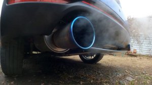 Subaru Forester SJG Ts Sti Kakimoto Racing Regu.06& R Mufler + Kakimoto racing centre pipe for FA20