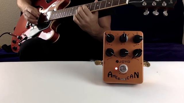 Playing a Gibson ES 335 + Joyo American Sound Amp Simulator смотреть онлайн