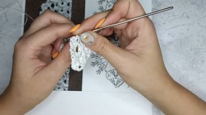 Простая ажурная кайма крючком.