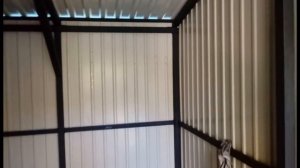 Сарай из проф. трубы своими руками