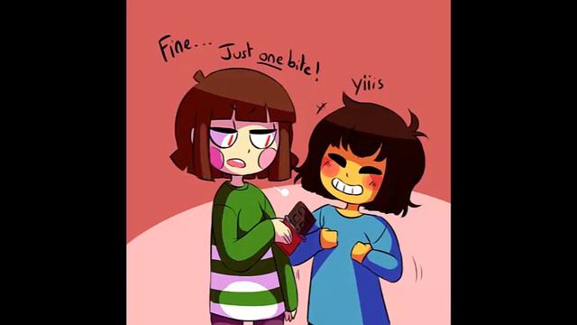 El chocolate de chara (chara y frisk ) mini comic смотреть онлайн