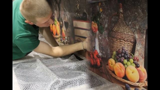 Кухонный фартук их ПВХ пластика смотреть онлайн