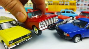 Коллекция моделек железных машинок МОСКВИЧ масштаб 1/43. Про машинки!
