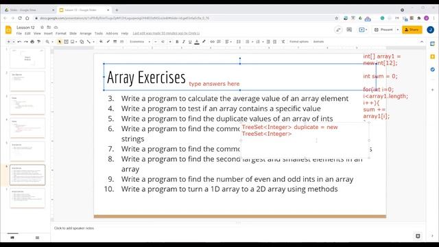 Intro to Java Lesson 12 смотреть онлайн