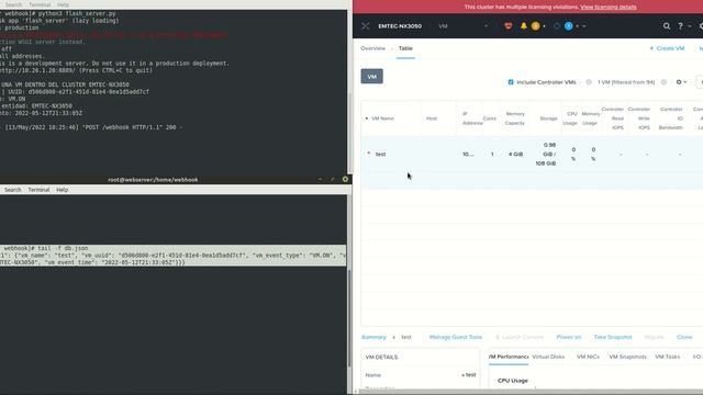 Nutanix webhook + Flask server + tinyDB смотреть онлайн