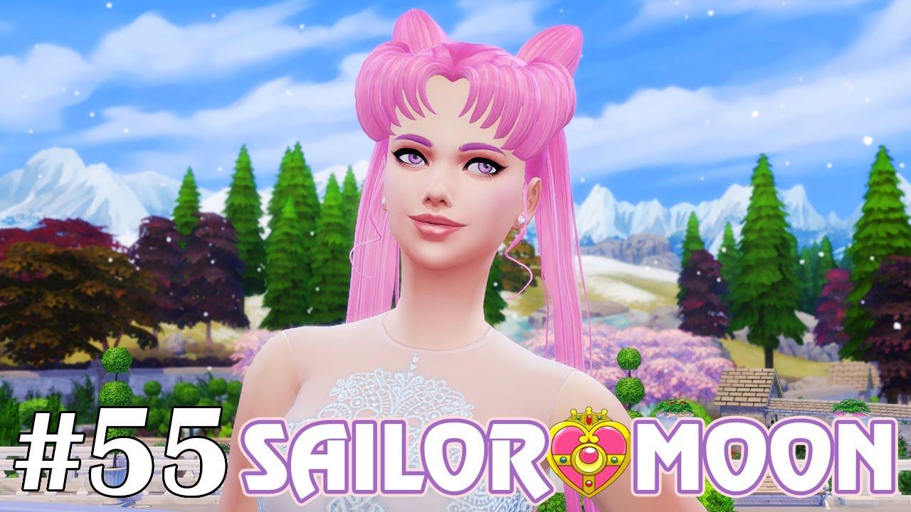 Хотару и Чибиуса - The Sims 4 - Sailor Moon #55 смотреть онлайн