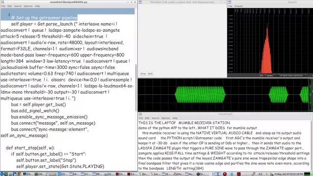 HAM RADIO Python projects: iCW Mumble Morse Code Audio output AGC, CW RE-GENERATOR & BandPass filte смотреть онлайн