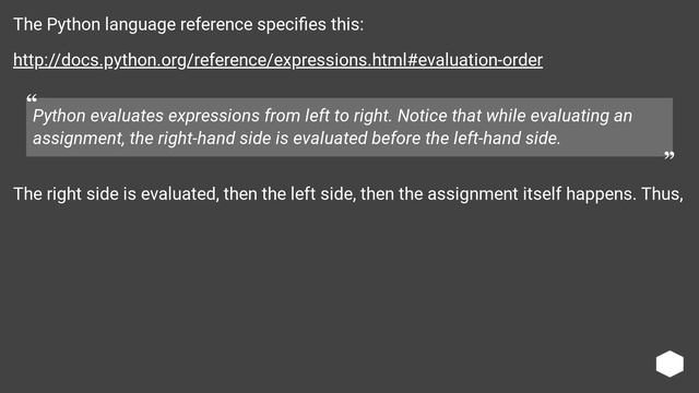 Python: exceptions in assignments смотреть онлайн