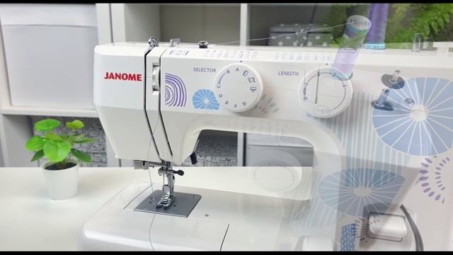Janome XV-7. Заправка верхней нити