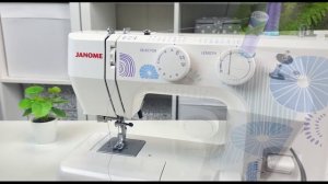 Janome XV-7. Заправка верхней нити