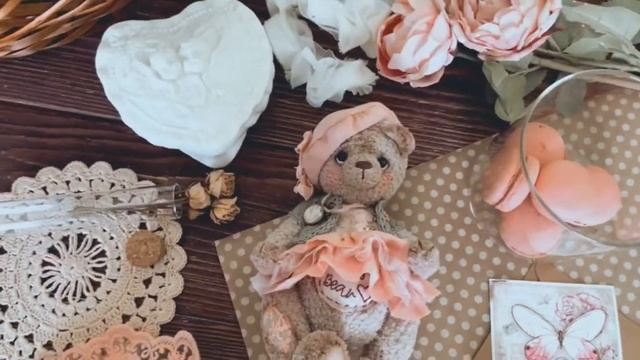 Vintage Teddy Bear / Crochet Toys / Вязаный Мишка Крючком смотреть онлайн
