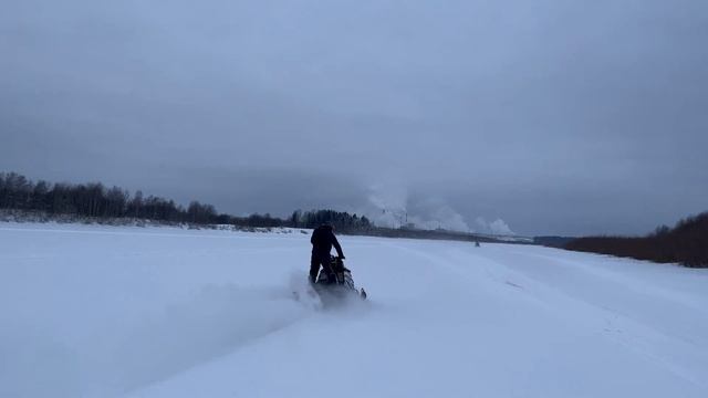 Снегоход “Polaris RMK PRO dominator”Пушка,Гонка смотреть онлайн