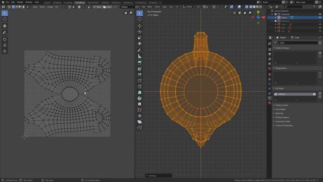 Blender 2.8 - Mark Seam Tips & UV Layout (Beginners Crash Course) смотреть онлайн