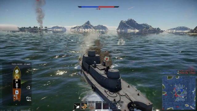 War Thunder — Флот [Япония]: обзор бронекатеров Soukou-Tei (1927) и (1940) смотреть онлайн