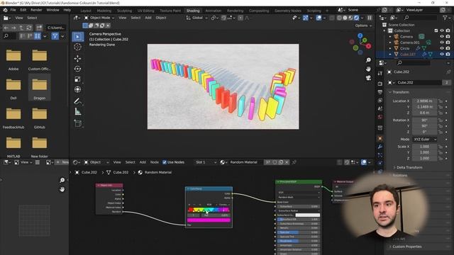 Tutorial - Randomize Colors in Blender (objects or particles!) смотреть онлайн