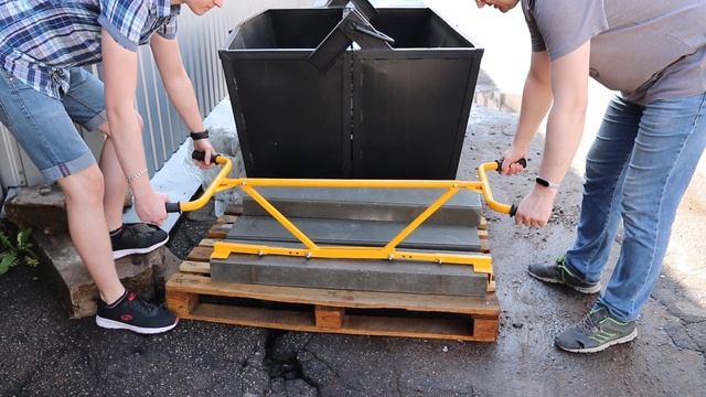 Захват бордюров продольный 750 - 1000 мм (на 2 человека) смотреть онлайн