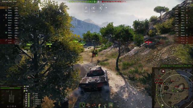 World of Tanks Prototipo Standard B на карте Утес, Воин, Основной калибр смотреть онлайн