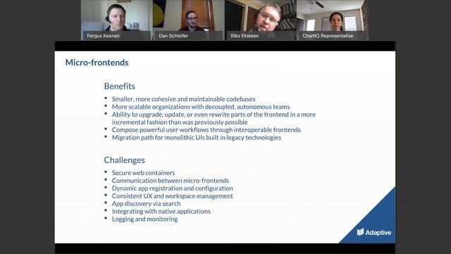 Finsemble And Adaptive: Micro-frontends: The Future Of Web Applications For The Smart Desktop.
