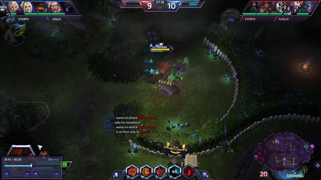 Heroes of the Storm Walkthrough with Charmed The Butcher Professional Ranked Nexus play смотреть онлайн