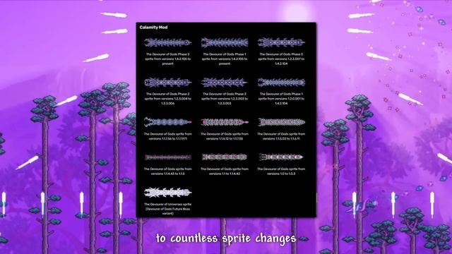 The Evolution of Devourer of Gods (Terraria Calamity Mod) смотреть онлайн