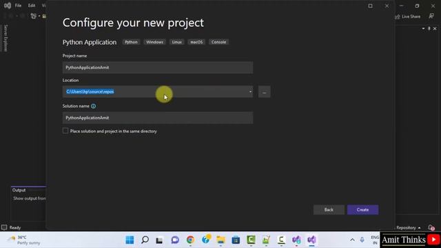 How to Setup Python on Microsoft Visual Studio 2022 | Amit Thinks смотреть онлайн