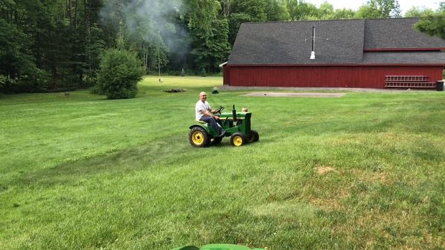 John Deere 110 Round Fender DIESEL Engine Swap смотреть онлайн