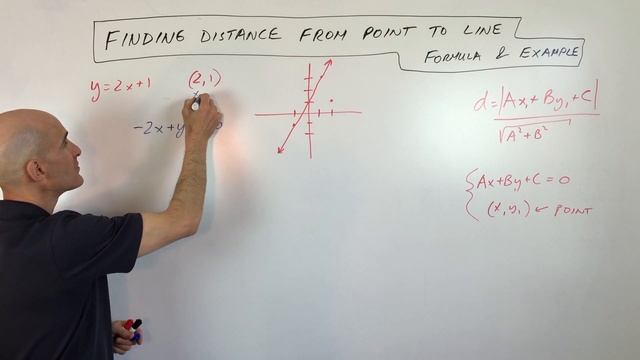 Finding Distance from Point to Line (Formula) смотреть онлайн