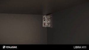 Установка мебельного навеса LIBRA H11 для корпусов нижнего яруса