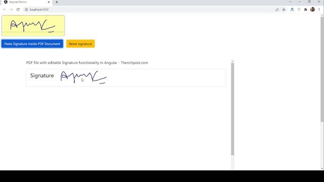 Add Signature in PDF Document Online Free with Angular Working Demo смотреть онлайн