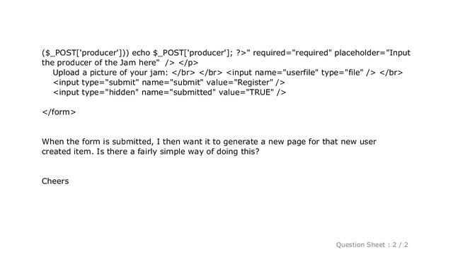 HTML : PHP Automatically Generate new pages смотреть онлайн