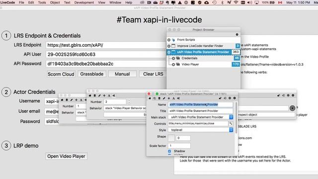 Martin Demo 4 xAPI in Livecode - Preparing stack for git version control смотреть онлайн