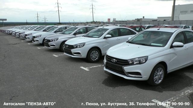 Автосалон "Пенза-Авто". Экскурсия по товарной стоянке. смотреть онлайн