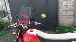 установка лобового стекла на мотоцикл INTRUDER 200