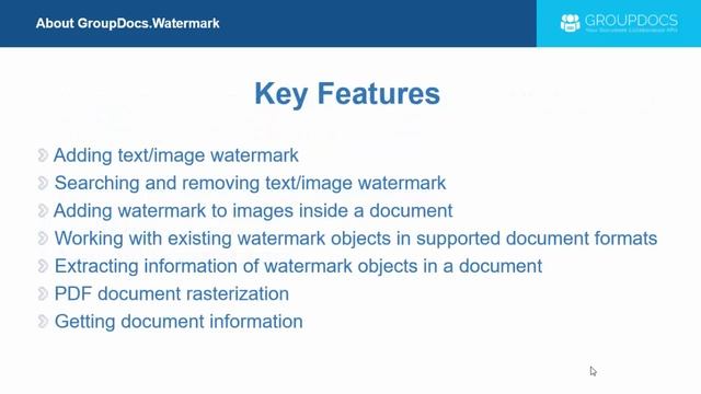 How GroupDocs.Watermark Serves смотреть онлайн