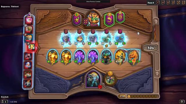 Куратор без Амалика, пришлось скинуть. Hearthstone Battlegrounds, Хартстоун Поля Сражений