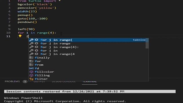 HOW TO DRAW INSTAGRAM LOGO BY PYTHON TURTLE-python turtle gui tutorial смотреть онлайн
