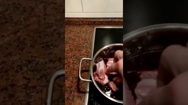 Рёбрышки в духовке с соусом хойсин. Spareribs Mit Hoisin Sauce Im Backofen.