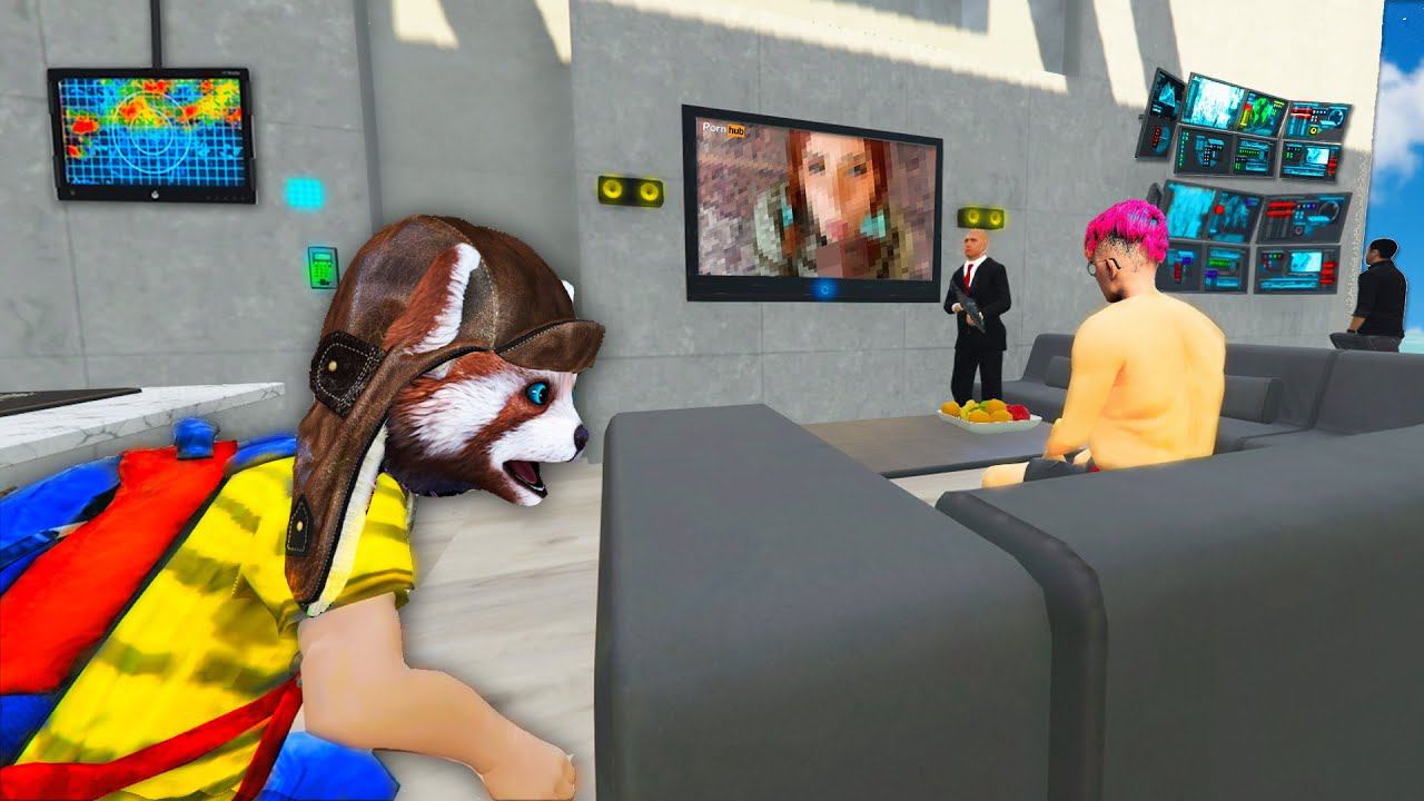 Я НАШЕЛ СЕКРЕТНЫЙ ДОМ СТАРШЕГО БРАТА С ОХРАНИКАМИ В ГТА 5 РП смотреть онлайн