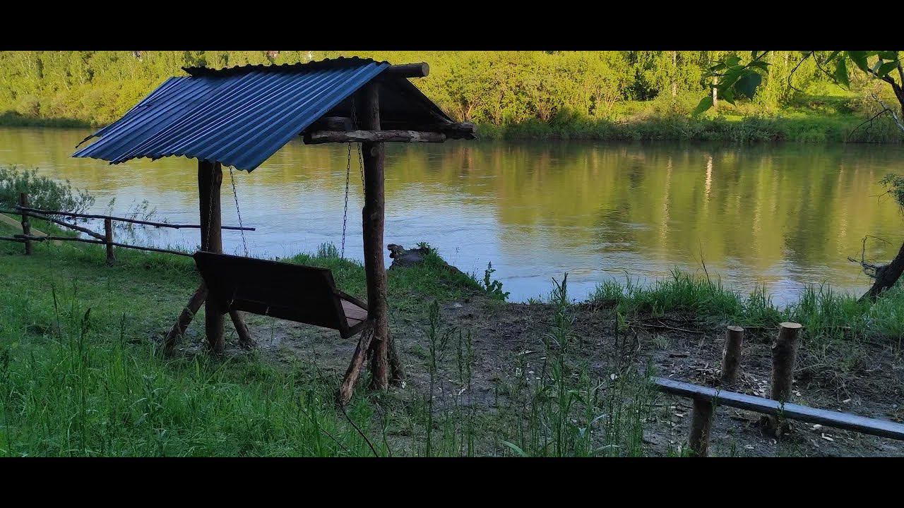 Деревянная качеля своими руками. смотреть онлайн