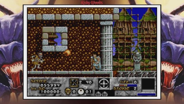 Risky Woods By PIKO (QUByte Classics) - Gameplay PS4 смотреть онлайн