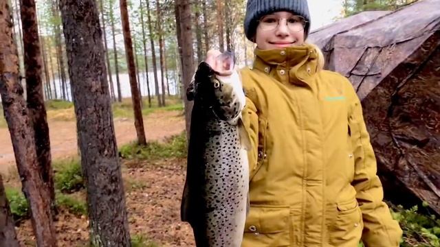 Кумжа - Salmo trutta. Рыбалка в Мурманской области смотреть онлайн