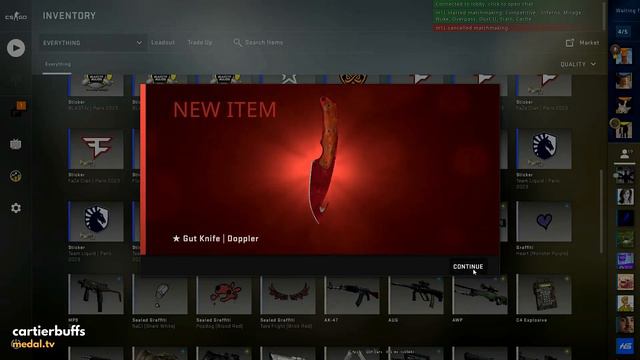 GUT KNIFE RUBY UNBOX [INSANE REACTION] FIRST EVER KNIFE смотреть онлайн