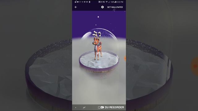 Christmas Snow Globe Live Wall Paper Demo смотреть онлайн